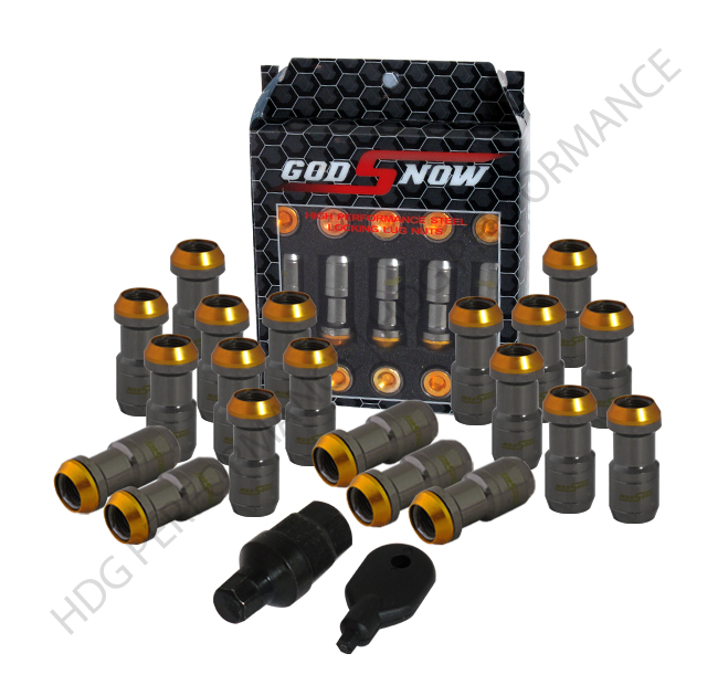 Universal 20 Piece M12 x 1.5" Dual Lock Wheel/Rim Lug Nut Bolts